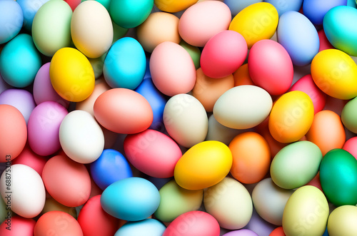 colorful easter eggs | colorful chocolate eggs on white