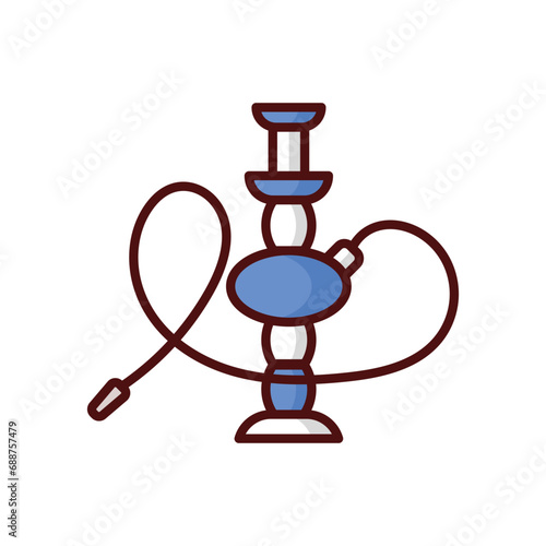 Hookah icon vector stock illustration