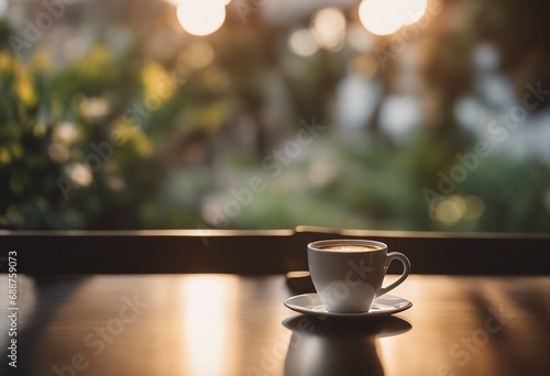 The Good Morning Begins With A Good Coffee - Morning Light Illuminates The Traditional Espresso