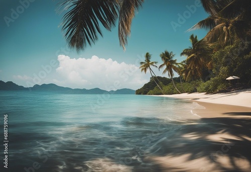 Tropical beach and sea - landscape © ArtisticLens