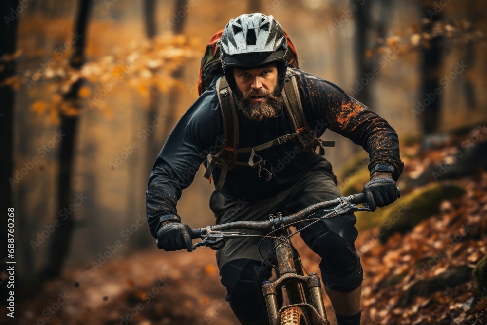 Serene Ride Through Nature Generative AI Serene Ride Through Nature Generative AI