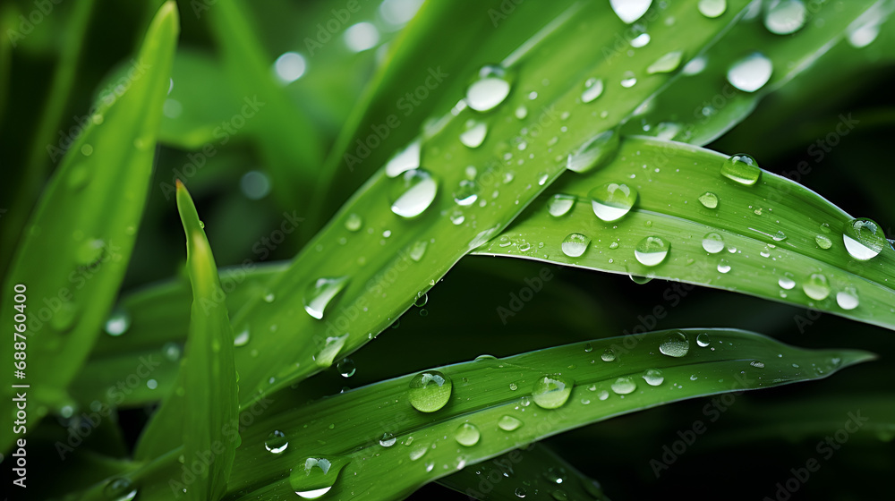 Grass blades background with dew drops, Closeup of rain droplets on a long green plant leaves as a nature backgroundClose-up of green plant leaf with drop of water
Grass blades background with dew drops, Closeup of rain droplets on a long green plant leaves as a nature backgroundClose-up of green plant leaf with drop of water