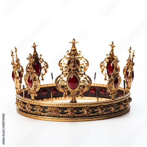 A crown isolated on white background