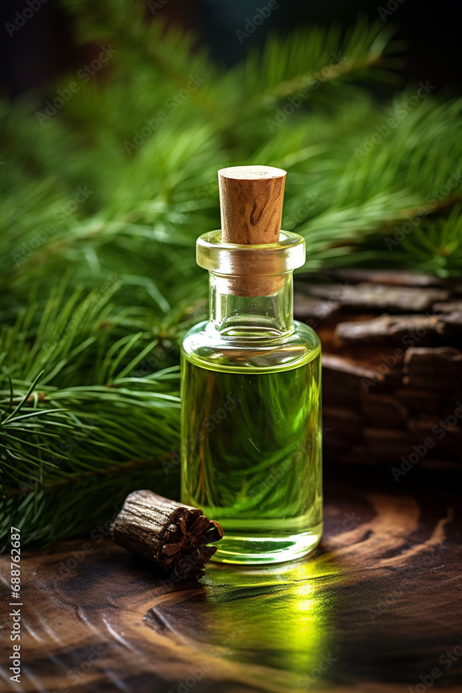 bottle, cans of needles extract essential oil bottle, cans of needles extract essential oil
