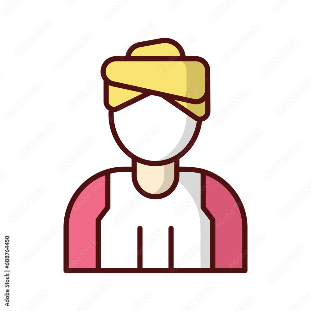 Man icon vector stock illustration Man icon vector stock illustration