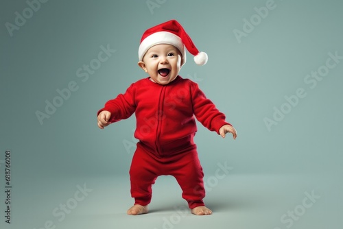 Cute Happy Christmas Baby i...