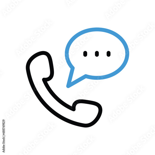 Call Back Icon vector stock illustration