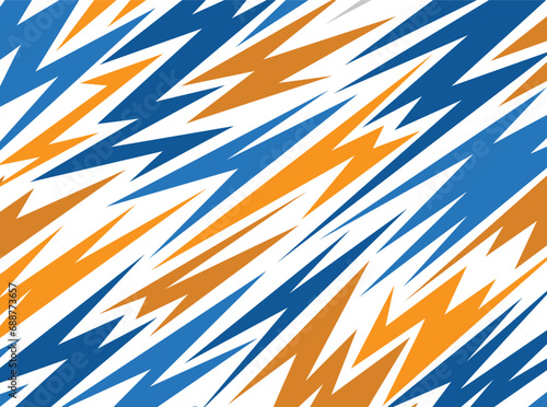 Abstract background with various sharp, zigzag and arrow pattern