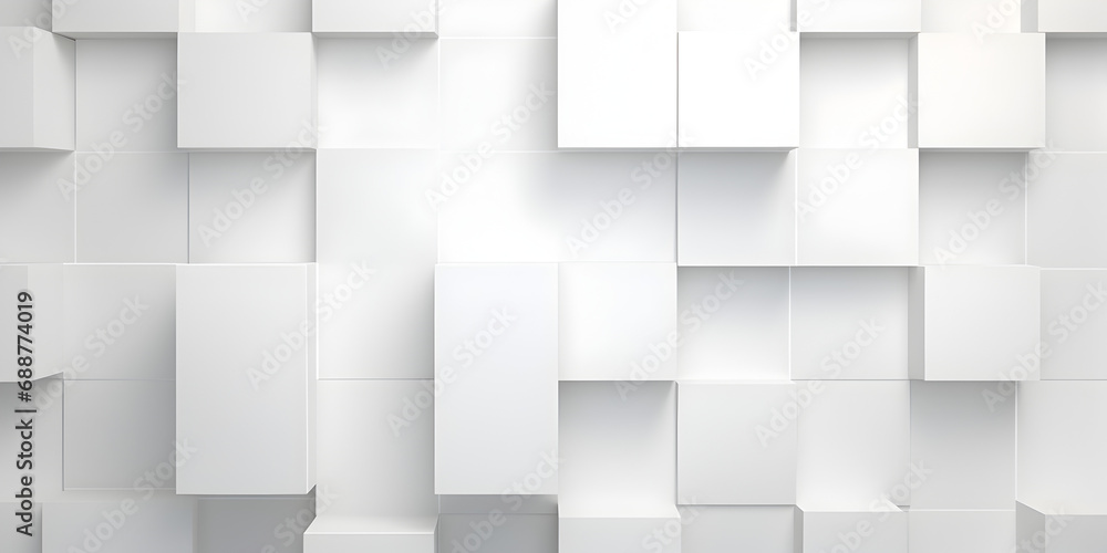 Abstract cubes white textured background Abstract cubes white textured background