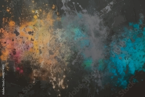 Multicolored abstract dirty grunge background