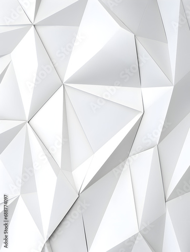Abstract geometrical white textured background