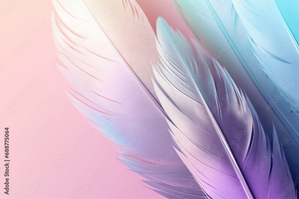 Pastel color feather abstract background Pastel color feather abstract background