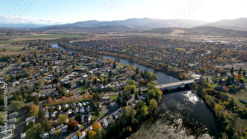 aerial view of the neighborhood 