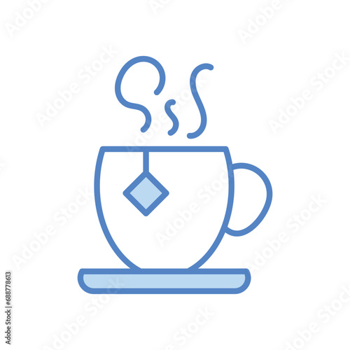 chai icon vector stock illustration
