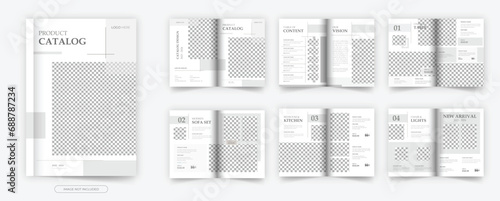 Product Catalog Layout Minimalist a4 Template Design
