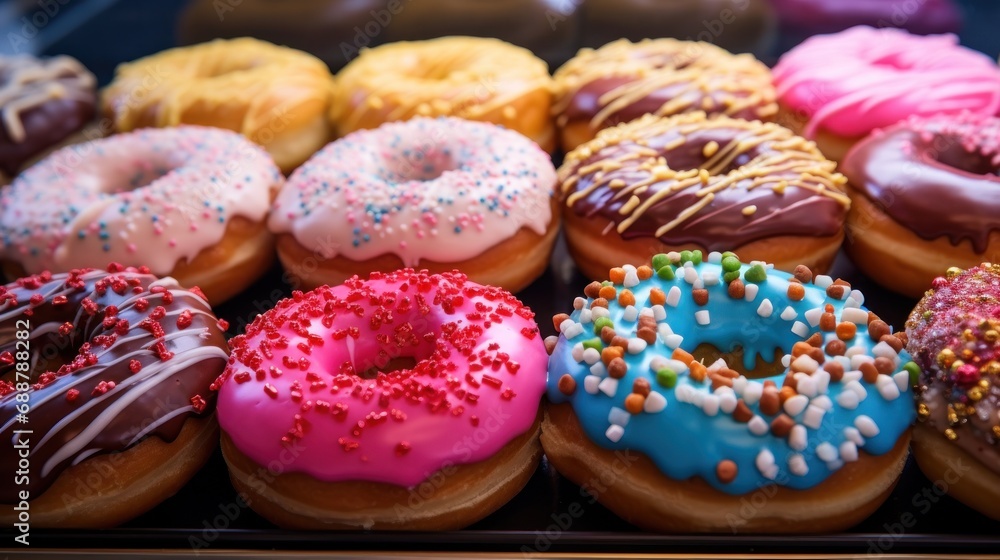 colored donuts colored donuts