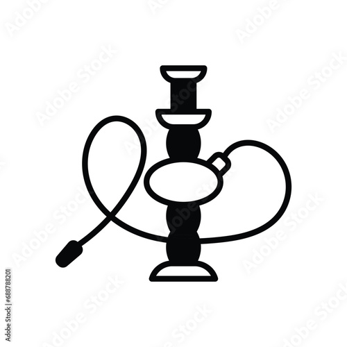 Hookah icon vector stock illustration