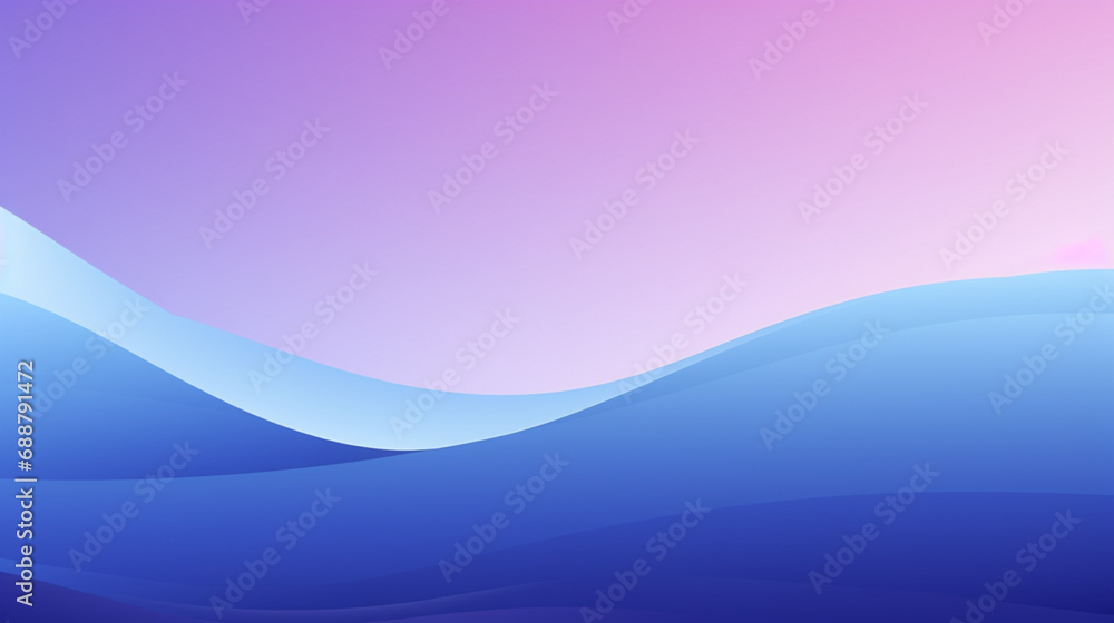 Fototapeta premium Fond d'un dégradé de couleur rose, violet, bleu. Coloré, couleurs, vague, mouvement. Pour conception et création graphique.