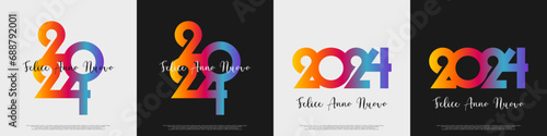 felice anno nuovo - buon anno 2024	