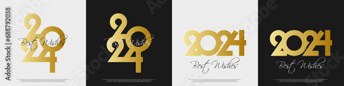 Fotografi 2024 - happy new year - best wishes 2024 background