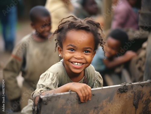 Joyful Baby at Humanitarian Center photo