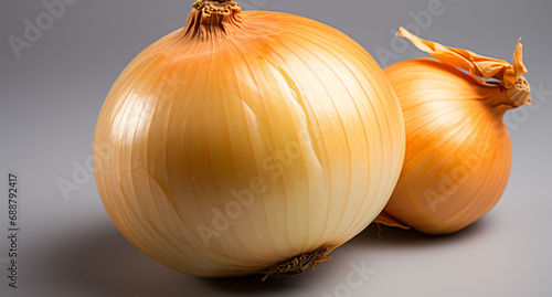 Onion. Portrait. Ideal for advertising or banner.