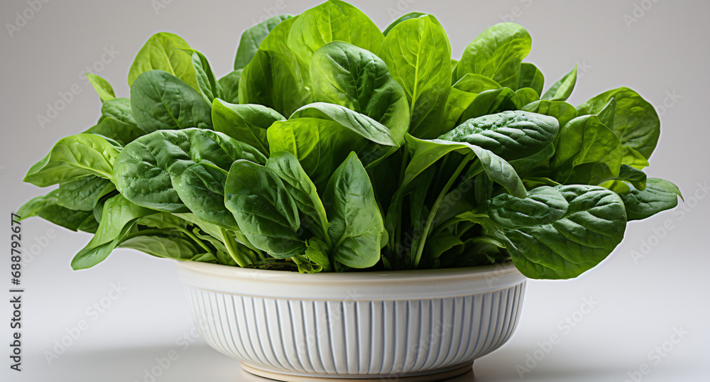 Spinach. Portrait. Ideal for advertising or banner. Spinach. Portrait. Ideal for advertising or banner.