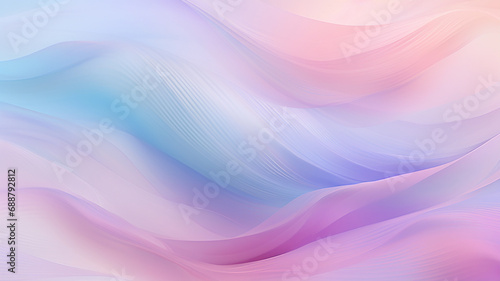 Abstract blurred gradient background. Pastel colorful waves. Candy colored delicate trendy backdrop.