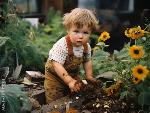 Garden Exploration: Baby's Genuine Emotions