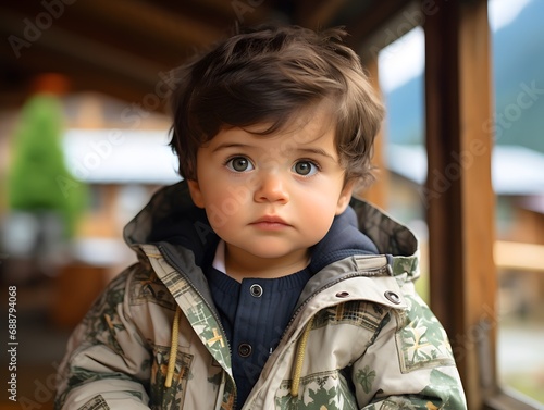 Emotional Alpine Baby: Genuine Outdoor Portraiture