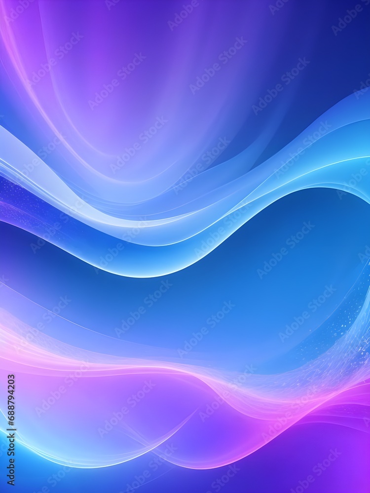 Naklejka premium abstract blue wave background