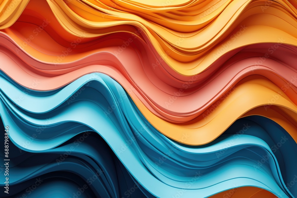 A vibrant and dynamic abstract background featuring wavy lines. Suitable for various design projects A vibrant and dynamic abstract background featuring wavy lines. Suitable for various design projects