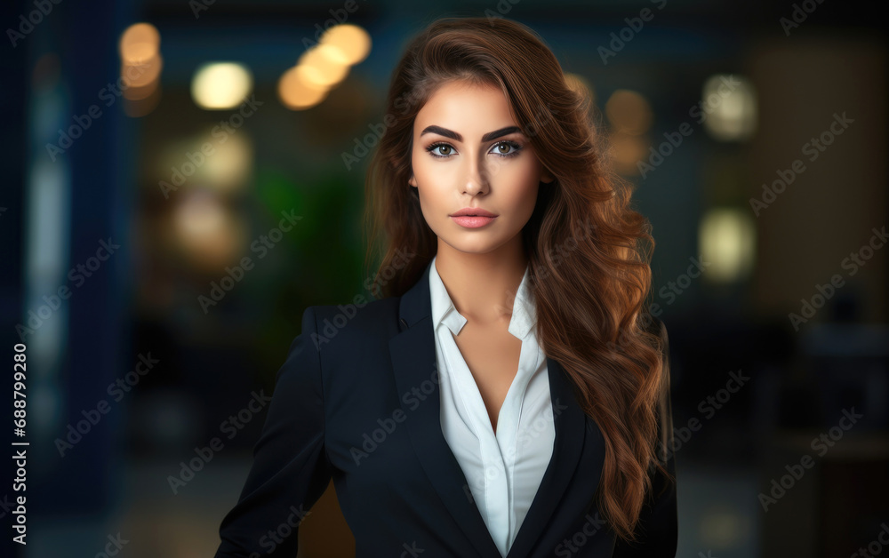 Modern beautiful businesswoman Modern beautiful businesswoman