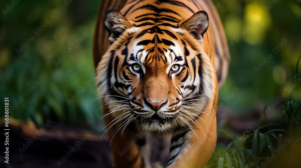 Fototapeta premium tiger in the jungle