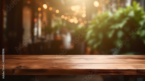 Wooden table background