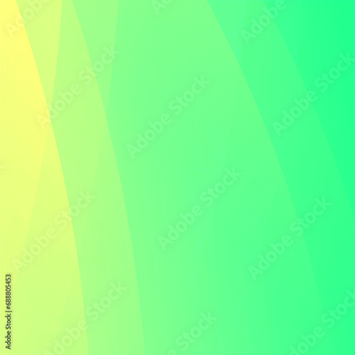 Nice light green, yellow gradient backgroud. Empty square backdrop illustration with copy space, usable for social media, story, banner, poster, Ads, celebration, and various design works © Robbie Ross