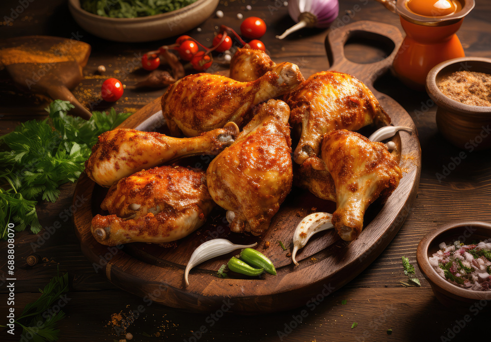Fried Chicken Drumsticks, Homemade Poultry Legs, Baked Hen Meat, Fried Chicken Drumstick Fried Chicken Drumsticks, Homemade Poultry Legs, Baked Hen Meat, Fried Chicken Drumstick