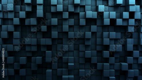 the geometric 3d background has many small squares