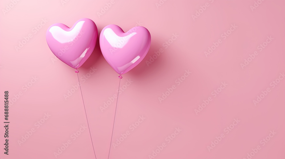 Two hearts with a place for an inscription Two hearts with a place for an inscription