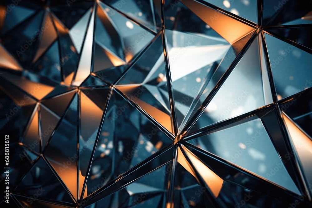 A close up view of a shiny surface. Can be used for backgrounds or product displays