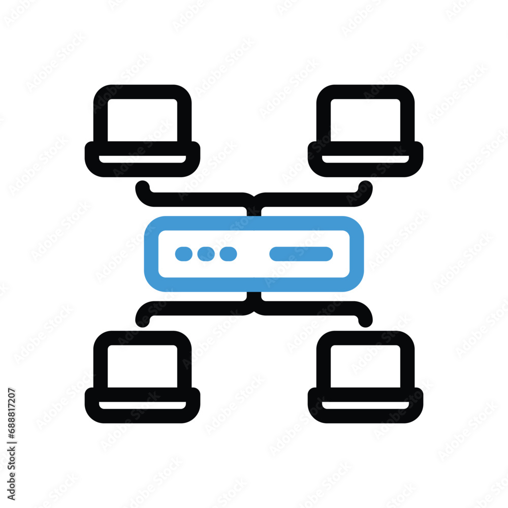 Machine Learning Icon vector stock illustration Machine Learning Icon vector stock illustration