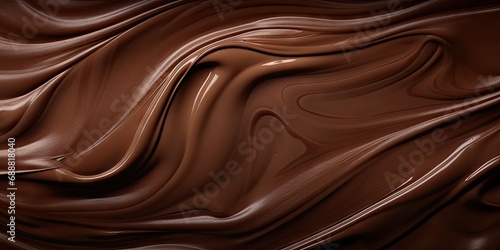 Melt Chocolate Texture Background, Chocolate Sauce Pattern, Cocoa Hazelnut Cream, Textured Chocolate