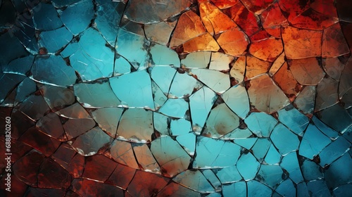 crackled glass paper texture background