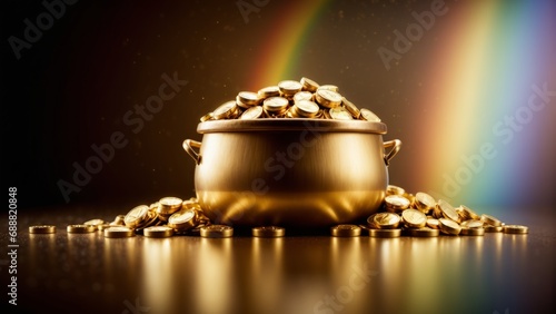 pot of gold at end of rainbow