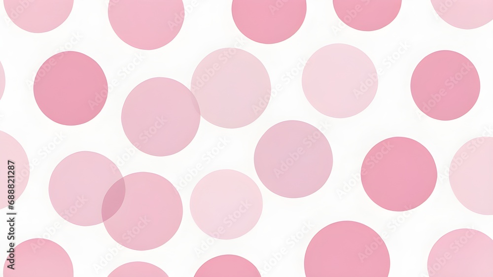 seamless pattern with pink hearts