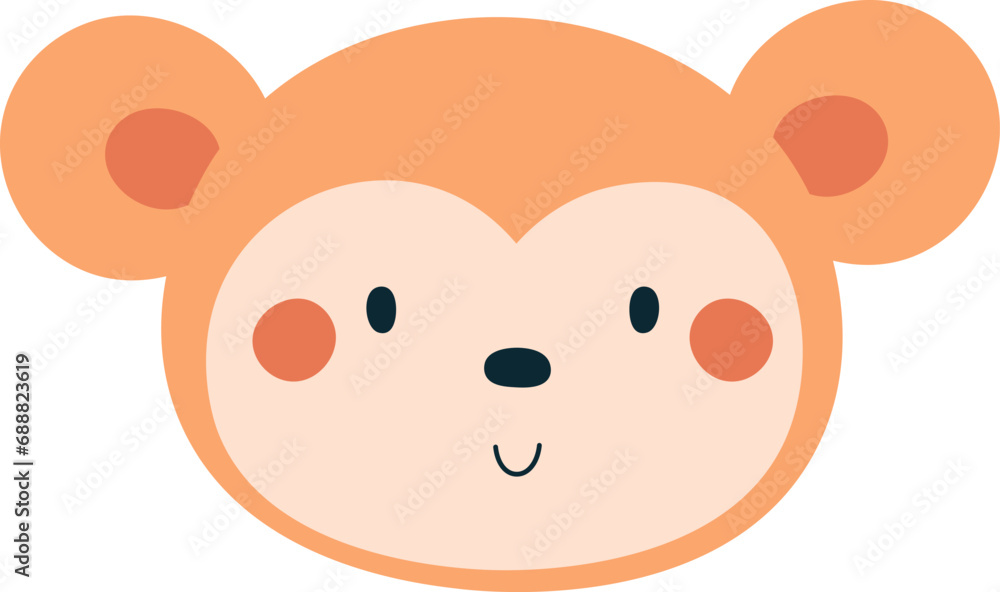 Monkey Animal Head Monkey Animal Head