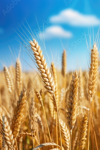 Wheat field. Beautiful rura...