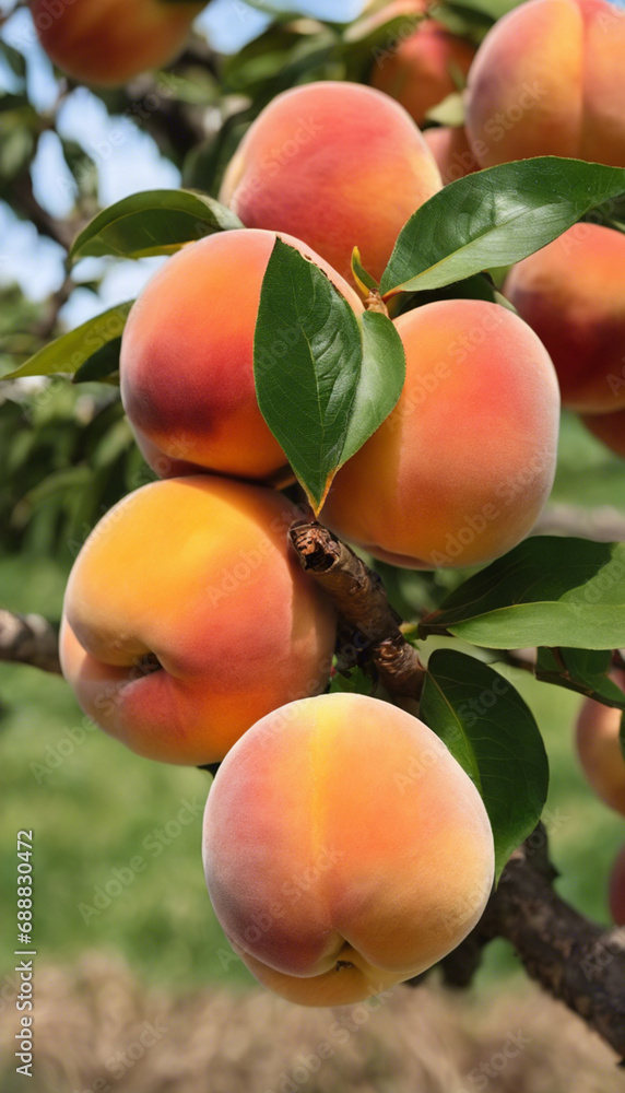 apricots on a branch apricots on a branch