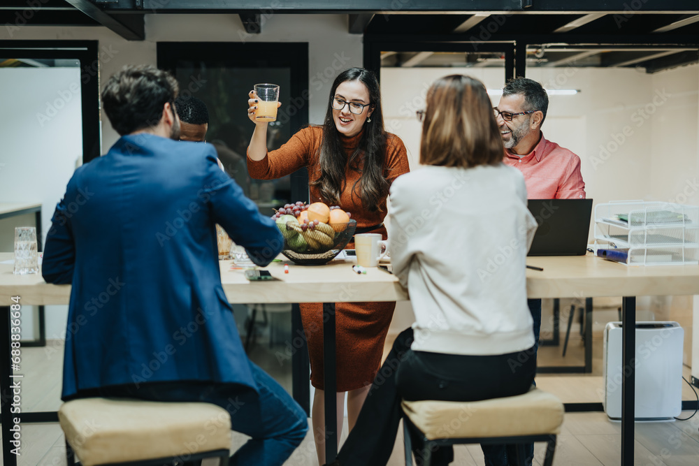 Obraz premium Creative Business Team Analyzing Data for Market Research and Project Development