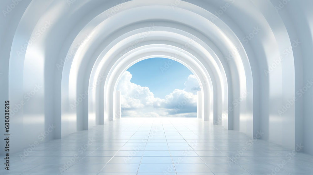 Entrance to heaven, near death experience concept Entrance to heaven, near death experience concept